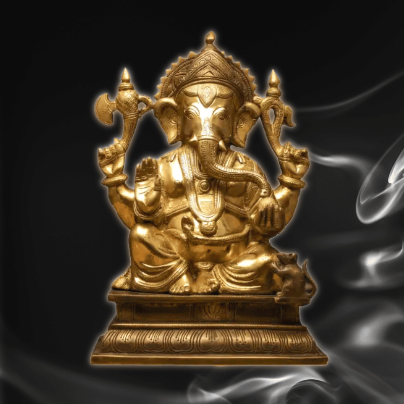 Brass Ganesh statue