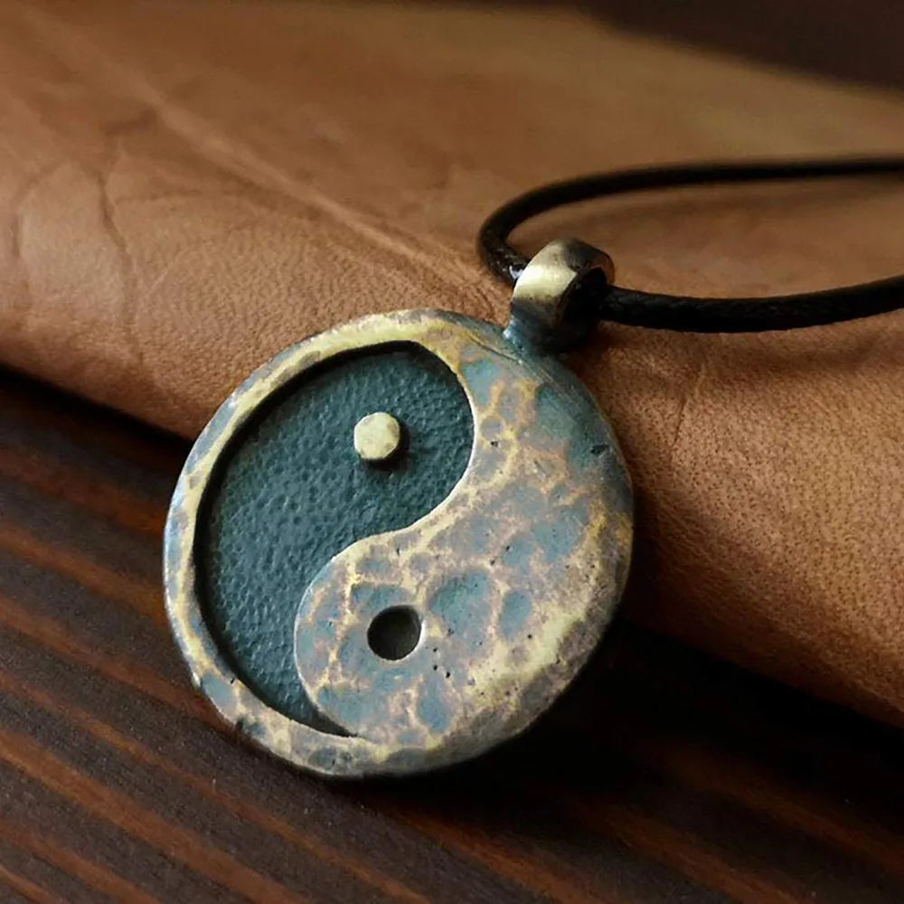 Handmade Buddhist Yin Yang Pendant