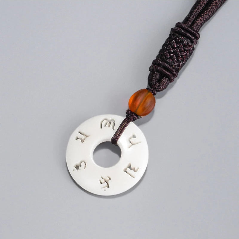 Tibetan Ivory Pendant Necklace