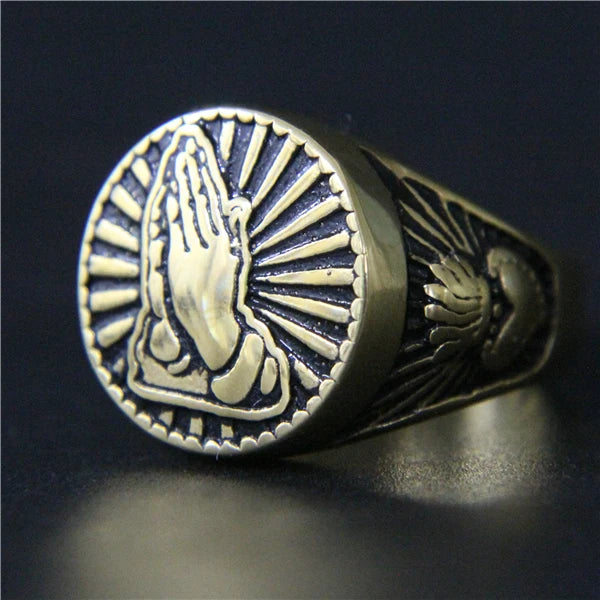 Namaste Buddha Ring