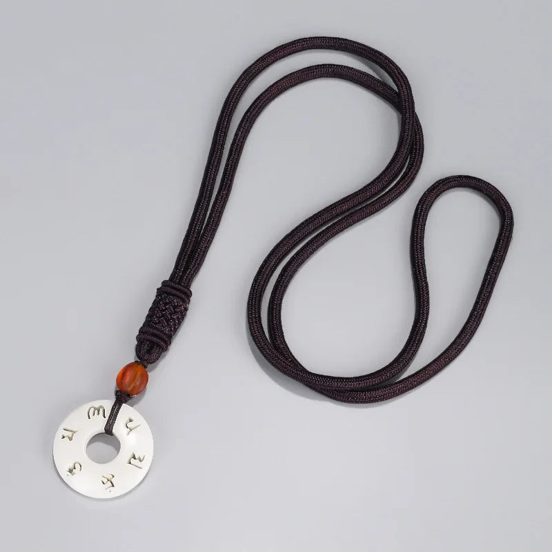 Tibetan Ivory Pendant Necklace