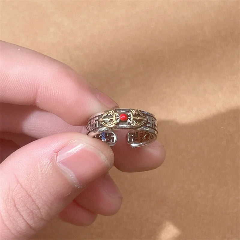 Buddhist Ring "Swastika"