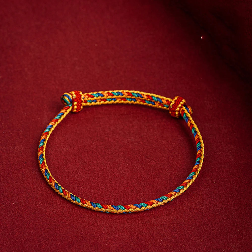 Tibetan Buddhist Hand Braided Bracelet