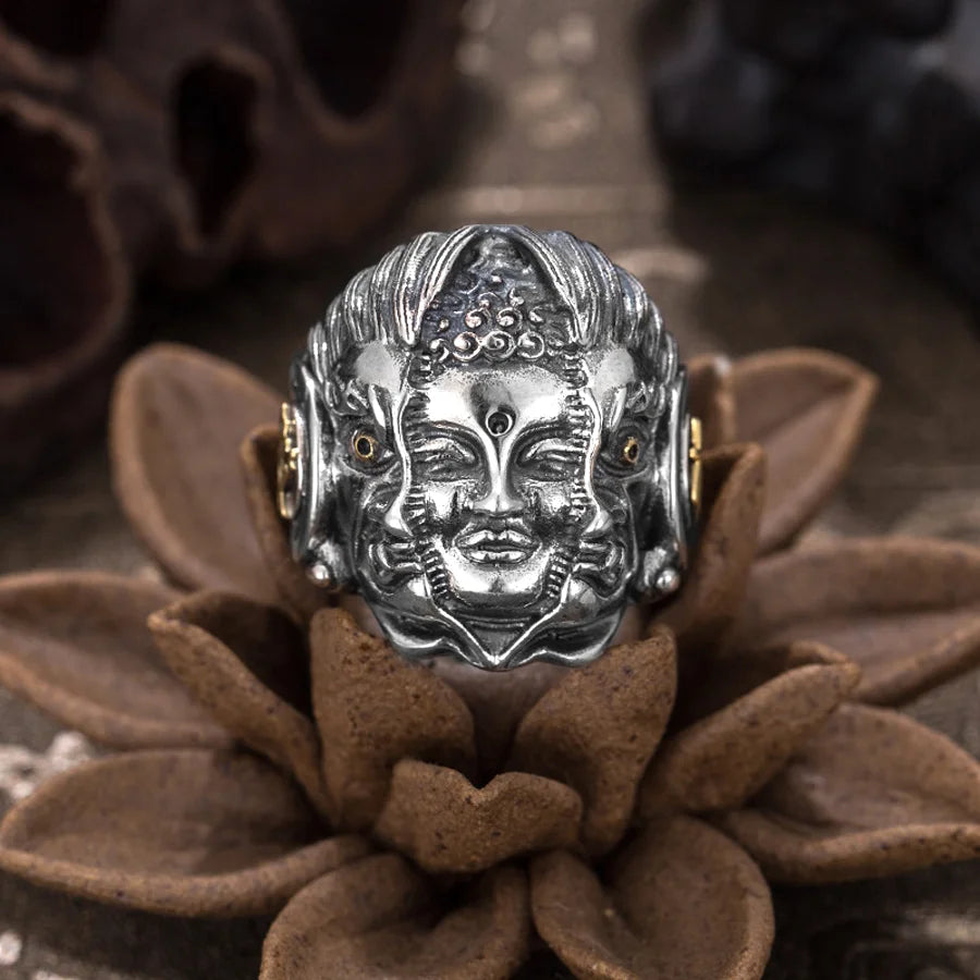 Demon and Buddha Ring