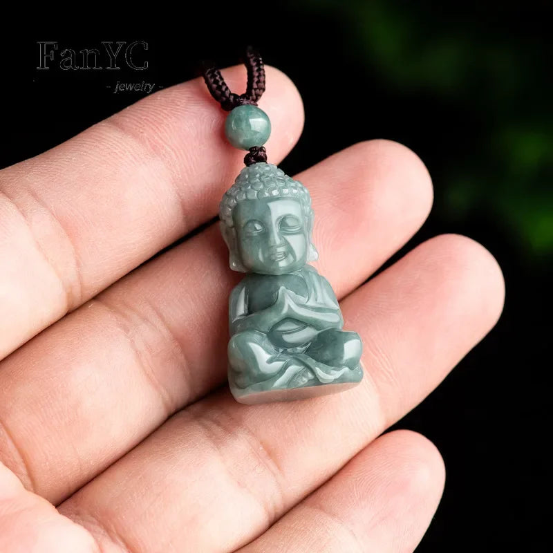 Genuine Jade Buddha Pendant