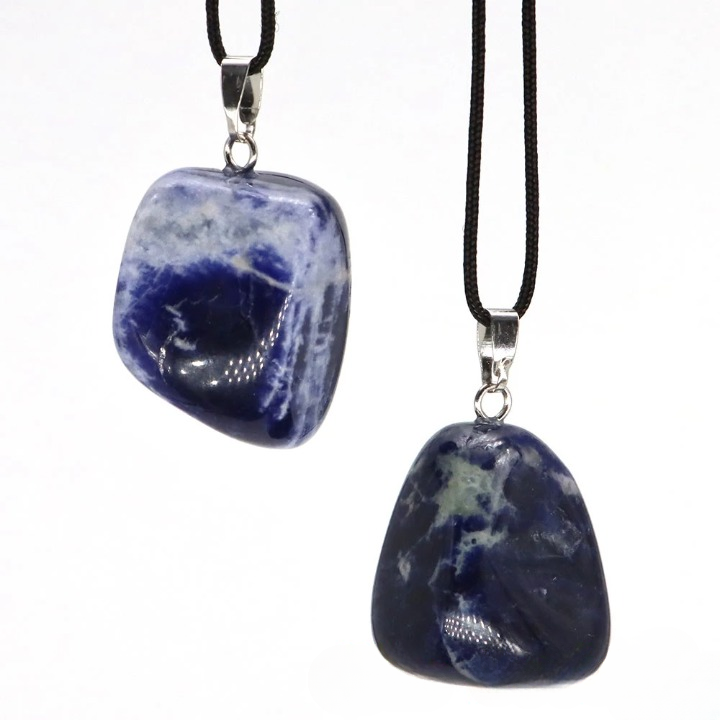 Blue Sodalite Stone Necklace