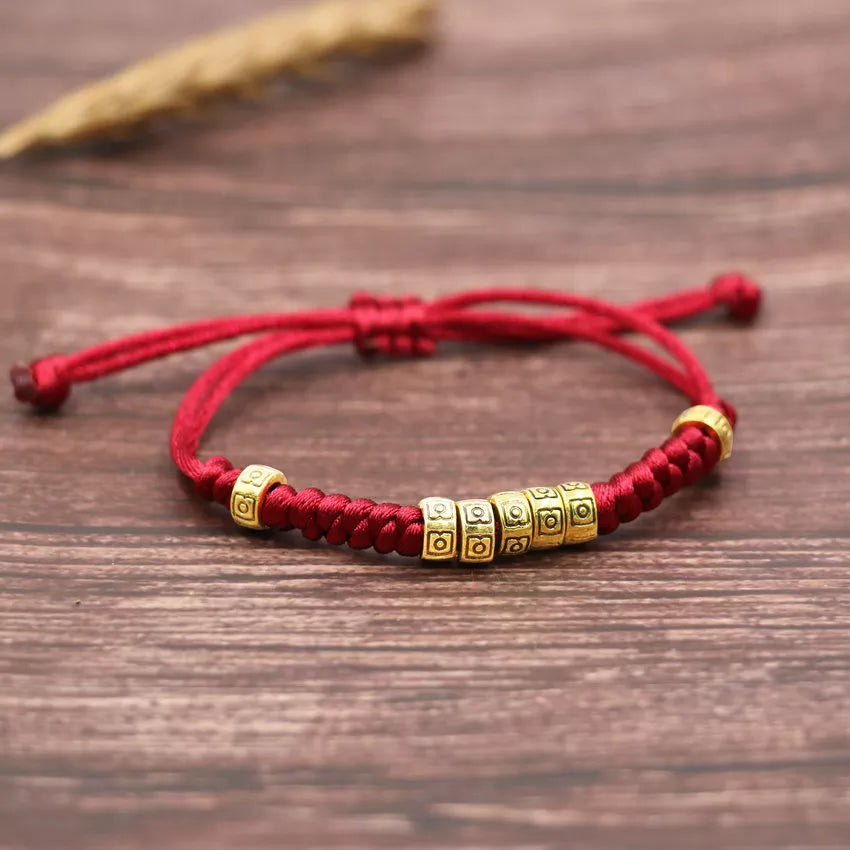 Tibetan Red Bracelet for Good Luck