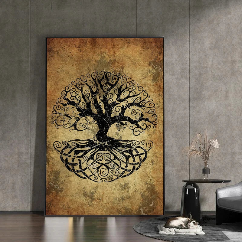 Modern Tree of Life Painting