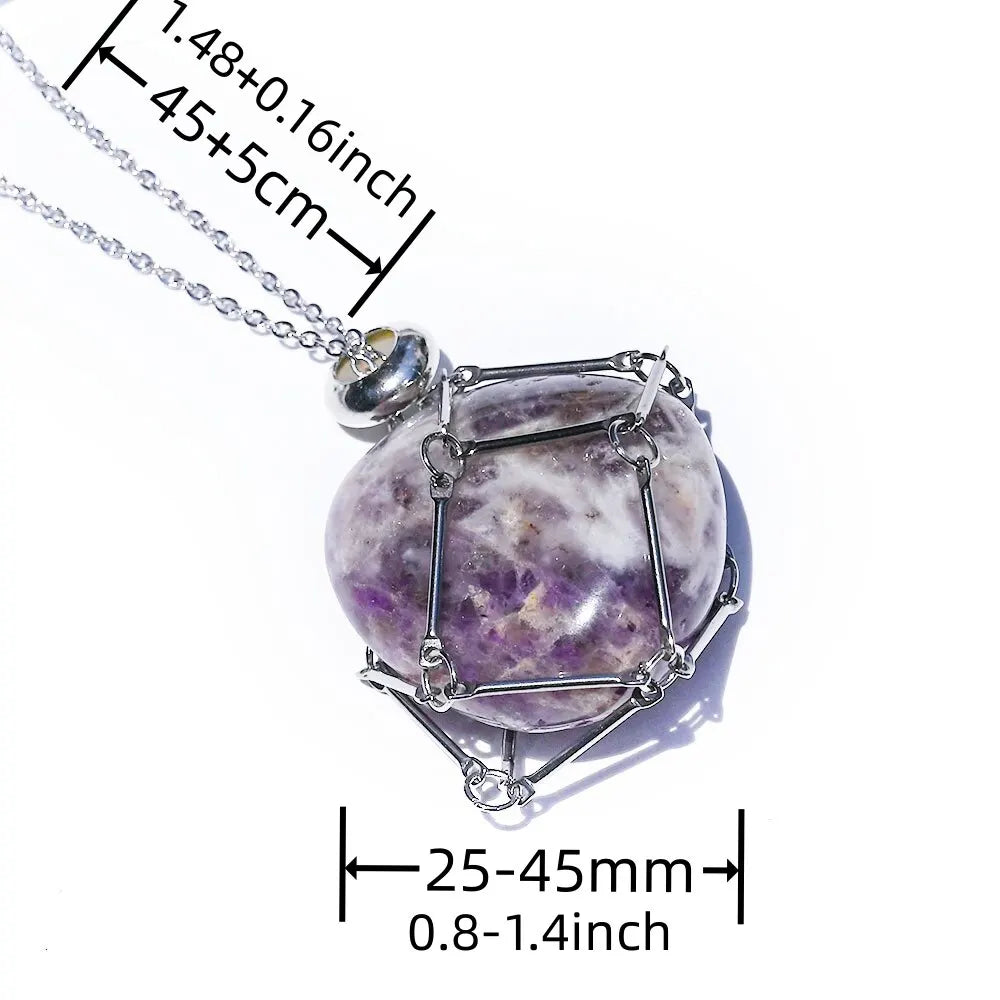 Natural Crystal Jade Necklace