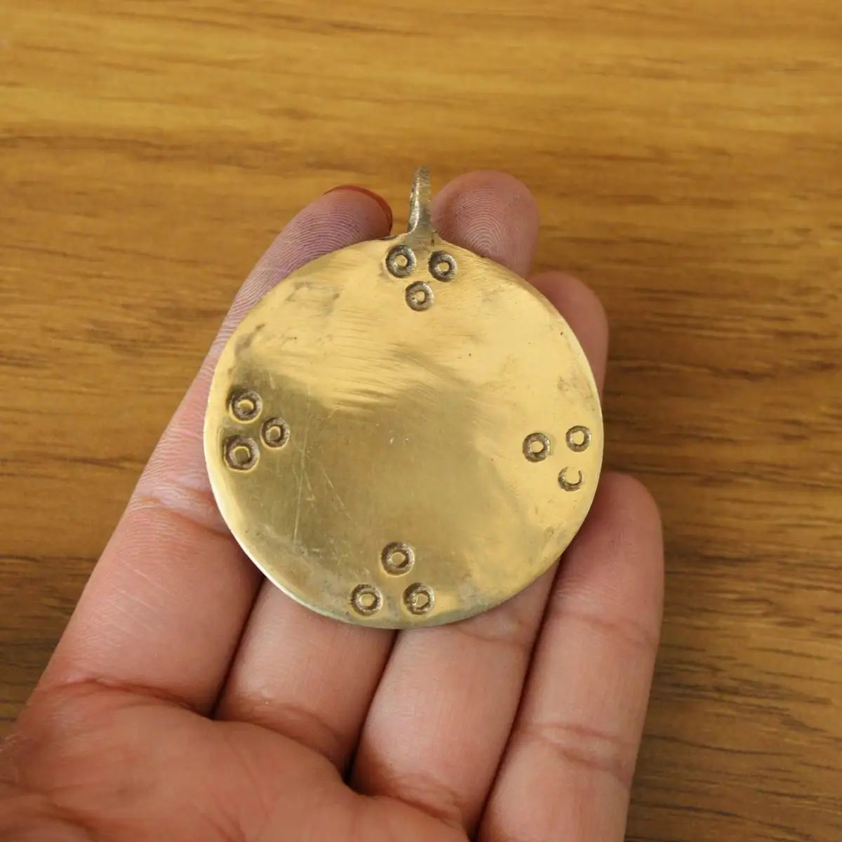 Tibetan Brass Amulet