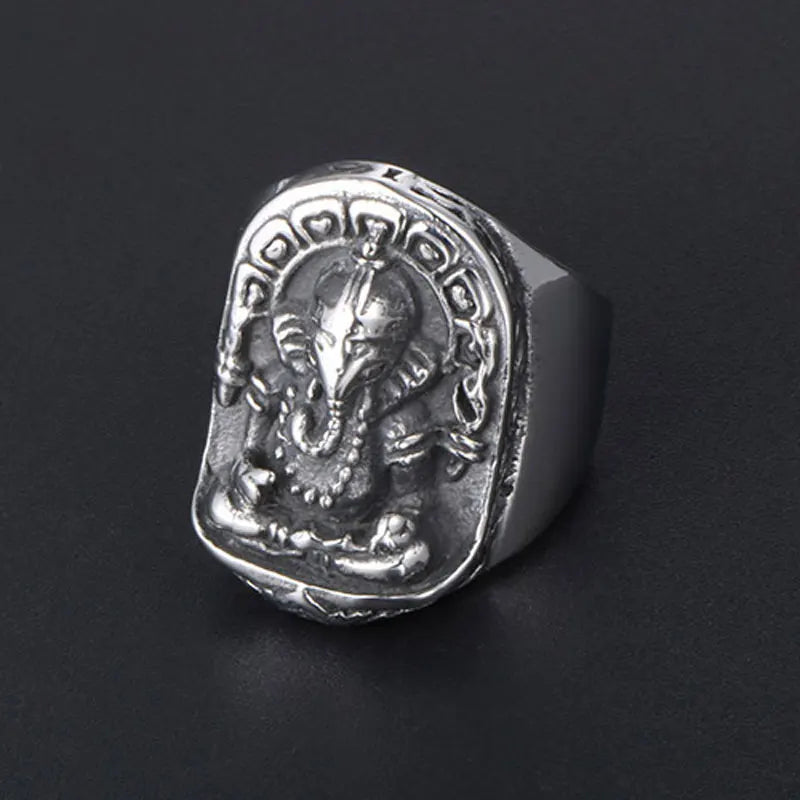 Ganesh Steel Ring