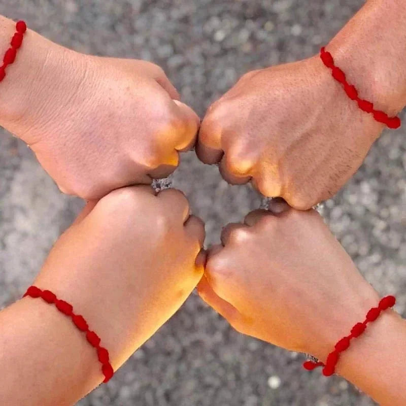 Red Thread Bracelet 7 Knots