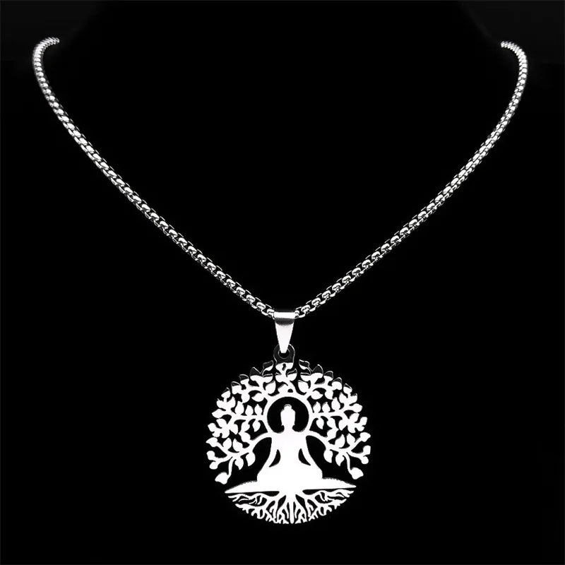 Tree of Life Buddha Pendant