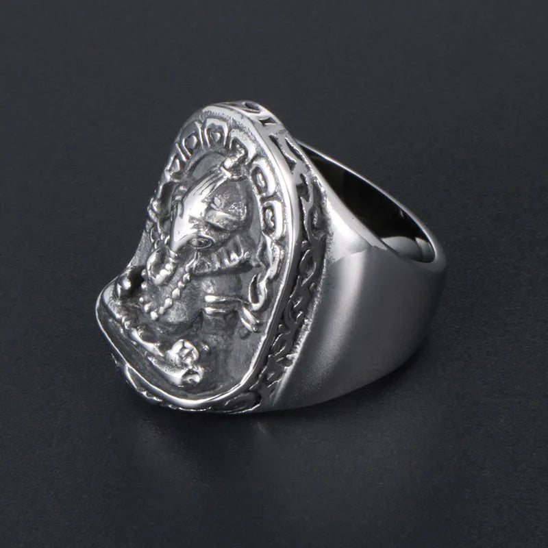 Ganesh Steel Ring