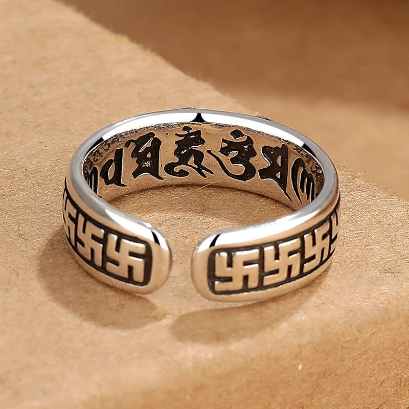 Buddhist Ring "Swastika"