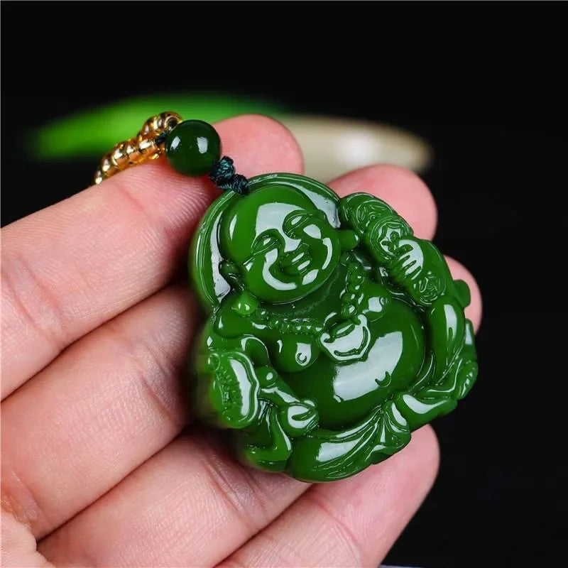 Jade Buddha pendant