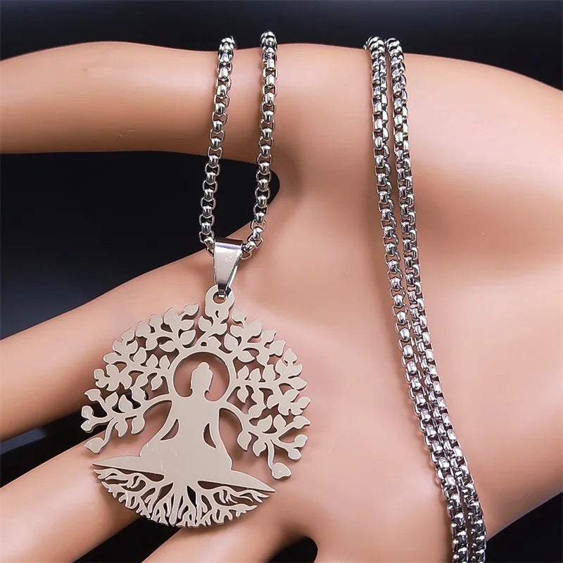 Tree of Life Buddha Pendant