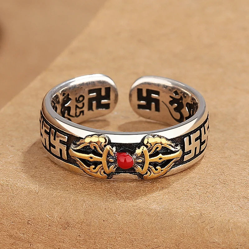 Buddhist Ring "Swastika"