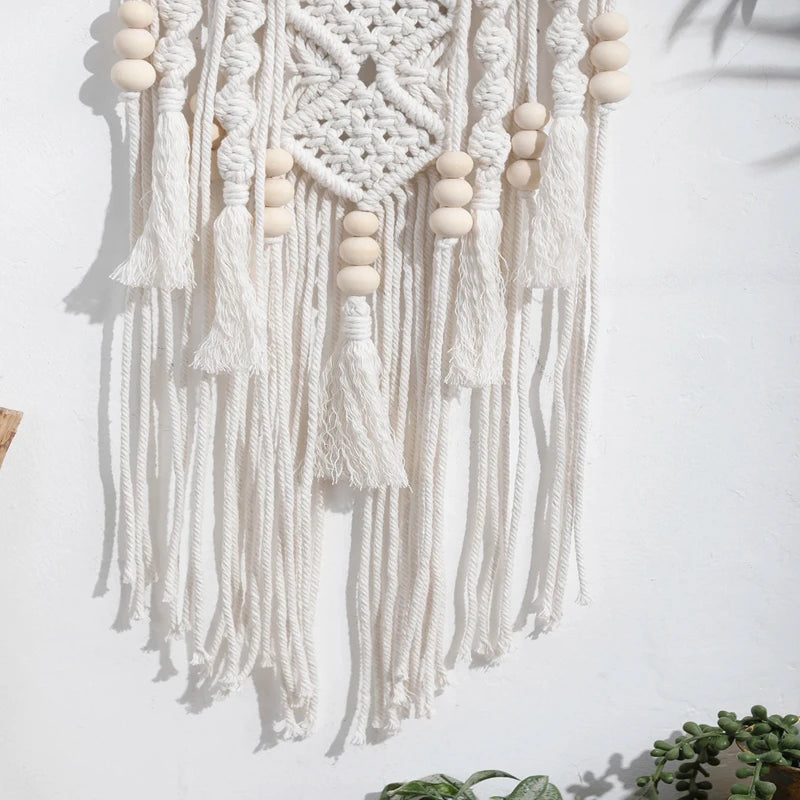 Macramé Lotus Flower Dream Catcher