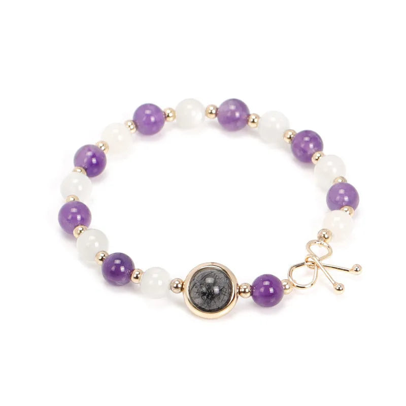 Amethyst & Moonstone Slimming Bracelet