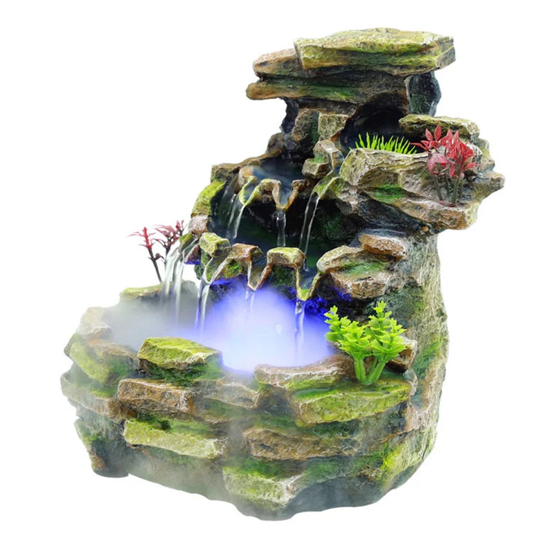 Indoor Zen Led Waterfall Fountain