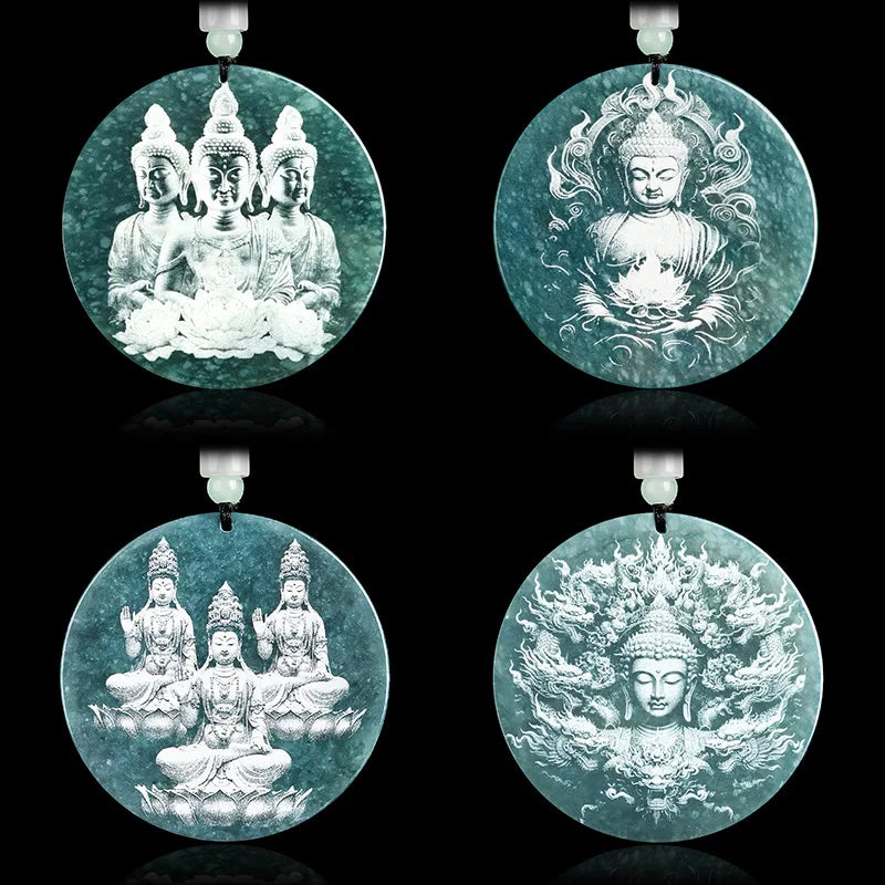 Burma Blue Buddha Amulet