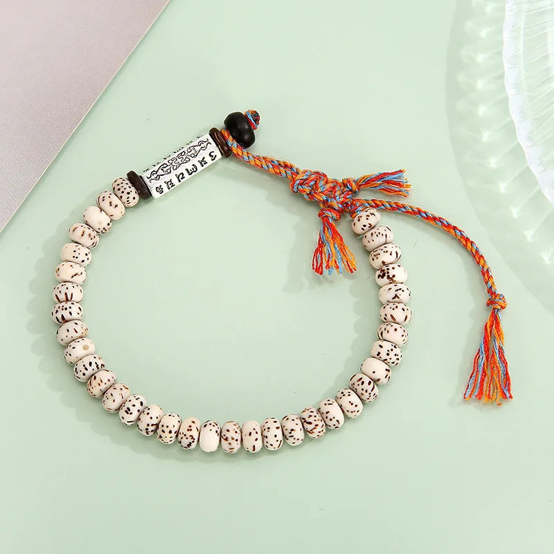 Tibetan Bracelet Bodhi Beads “Ohm Mane Padme Hum”