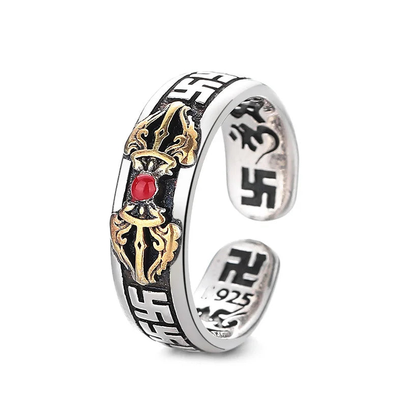 Buddhist Ring "Swastika"