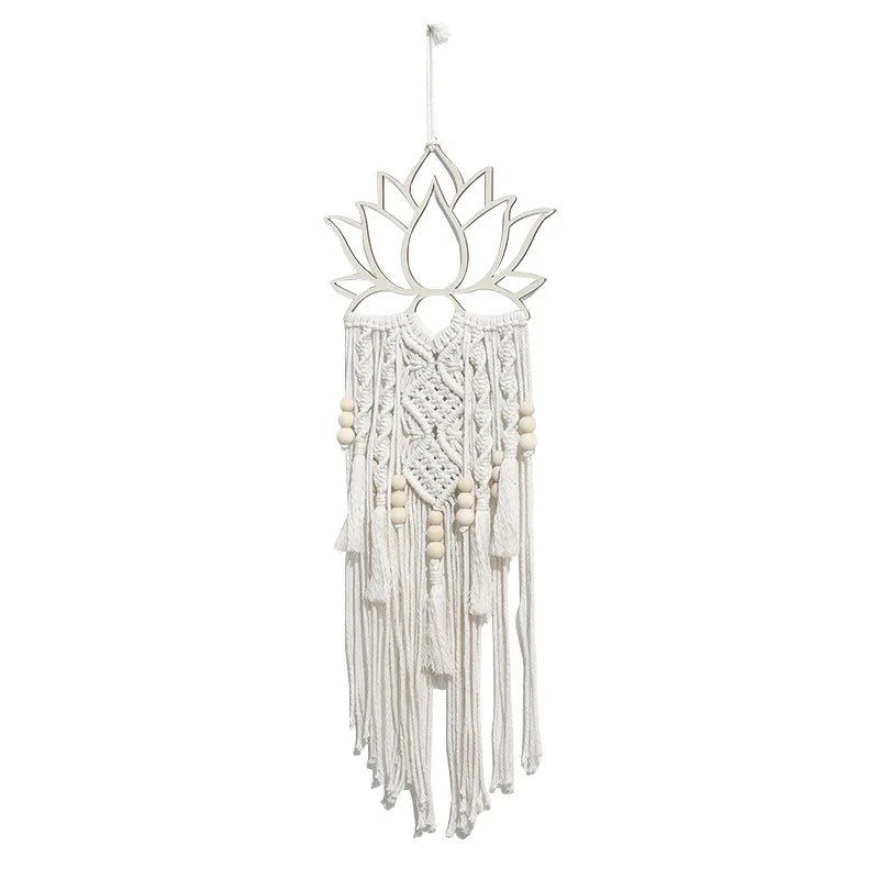 Macramé Lotus Flower Dream Catcher