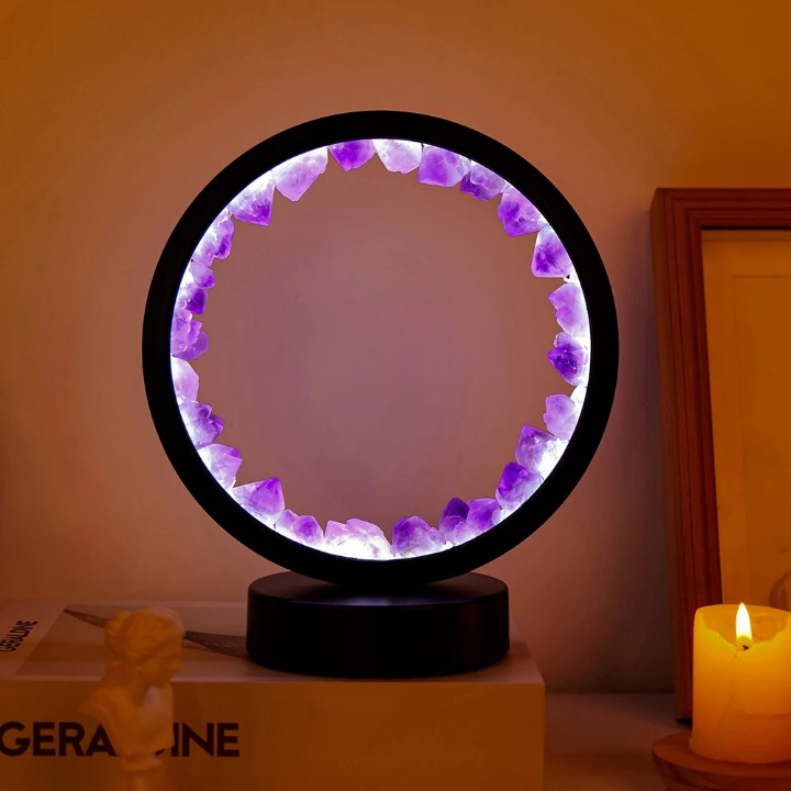 Rechargeable Natural Stone Bedside Lamp