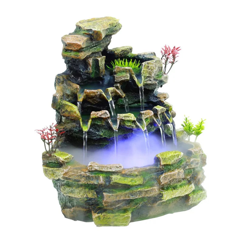 Indoor Zen Led Waterfall Fountain