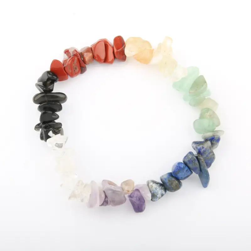 Bracelet 7 chakras vraies pierres