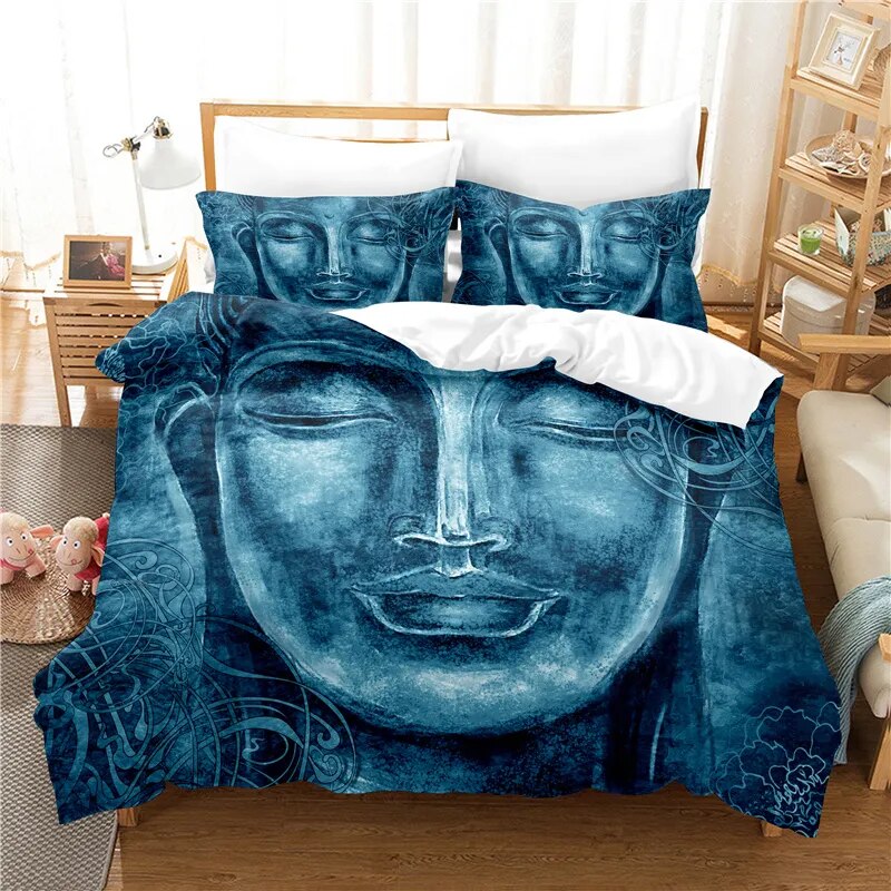 Deep Sleep Buddha Duvet Cover
