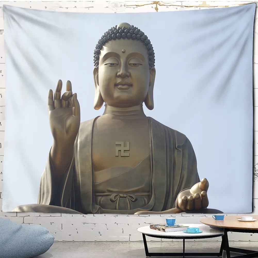 Nature Buddha tapestry