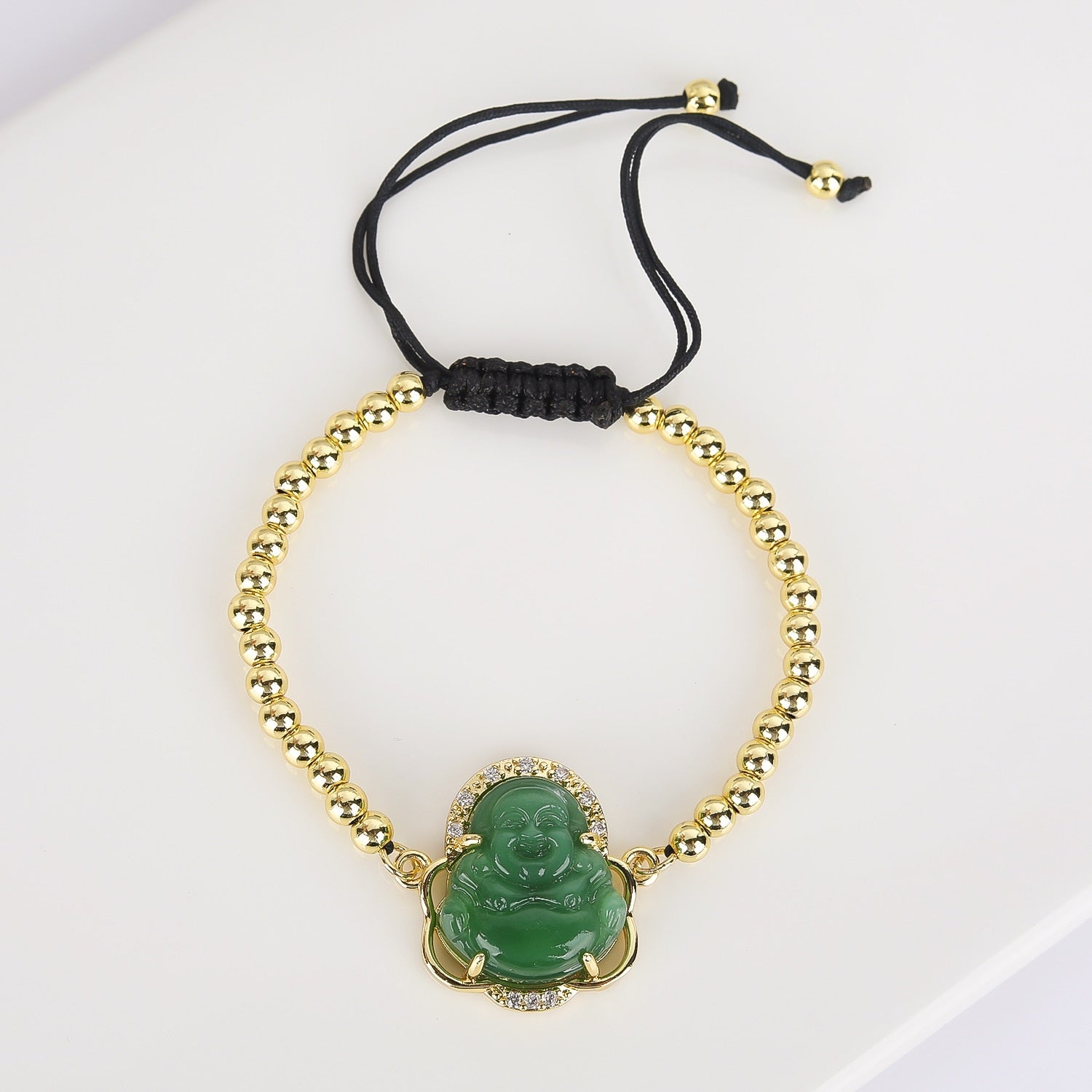 Zircon Buddha Bracelet