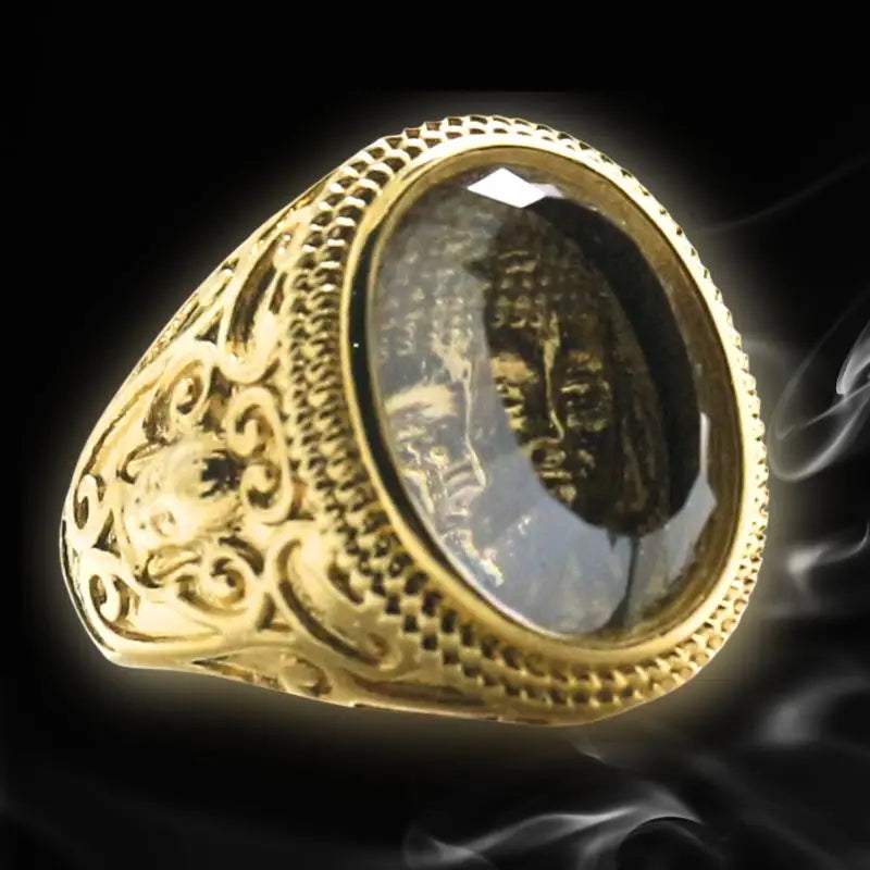 Thai Gold Buddha Ring
