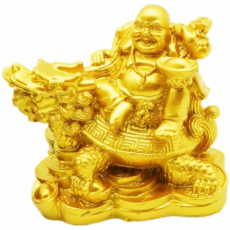 Tortoise Dragon Laughing Buddha