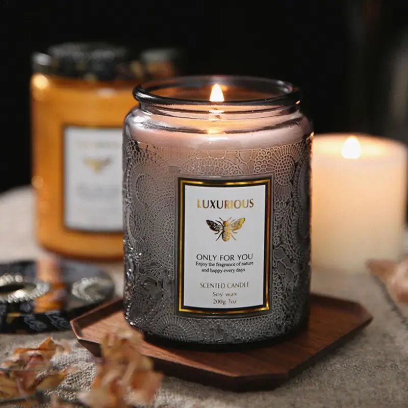 Stress-Relief Scented Candles