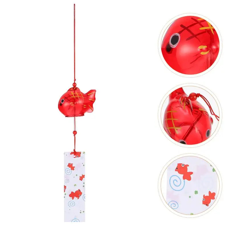 Red Fish Wind Chime