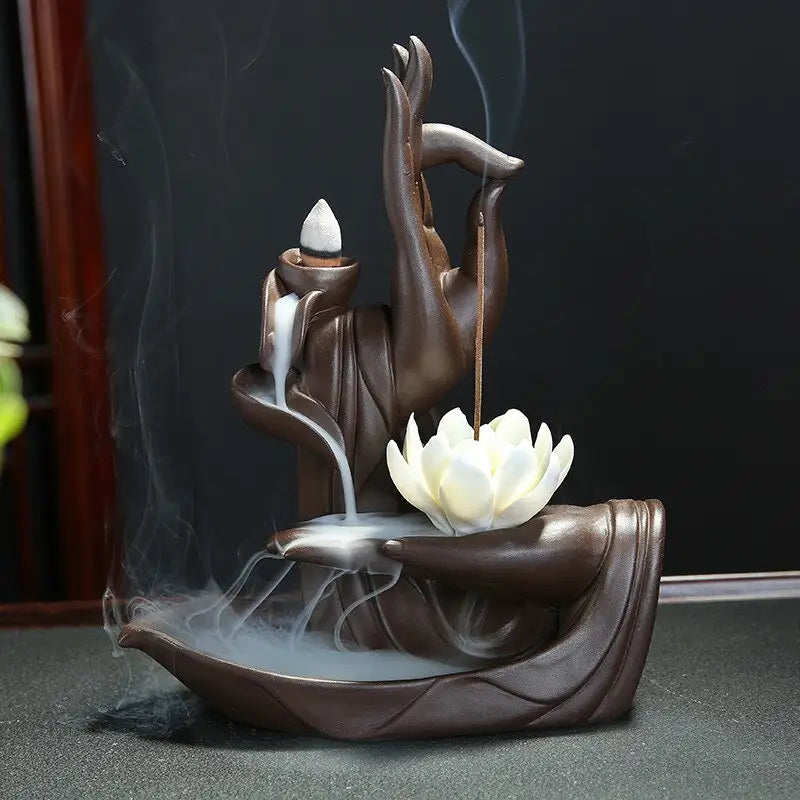 Buddha Hand Incense Fountain