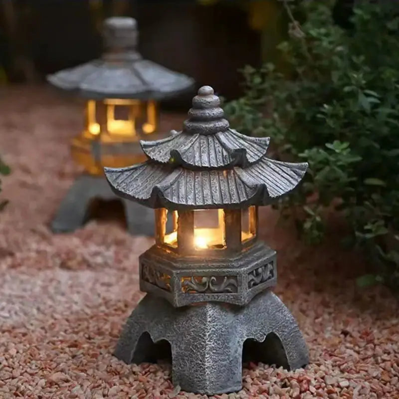 Solar Pagoda Asian Lantern