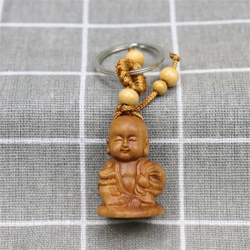 Mini Buddha Keychain