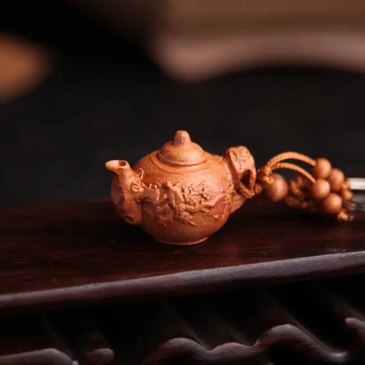Buddhist Teapot Keychain