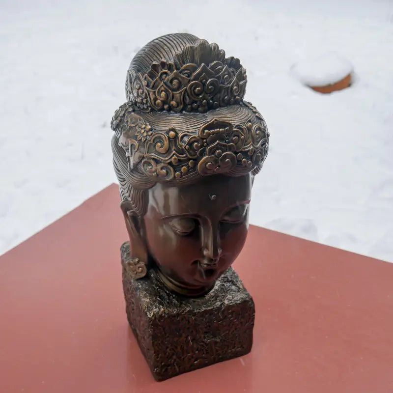 Guan Yin Head Statue