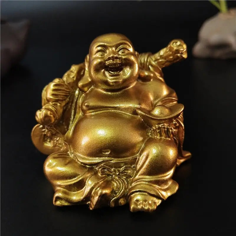 Laughing Buddha mini statue