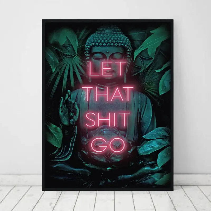 Painting Buddha "Let go yourself