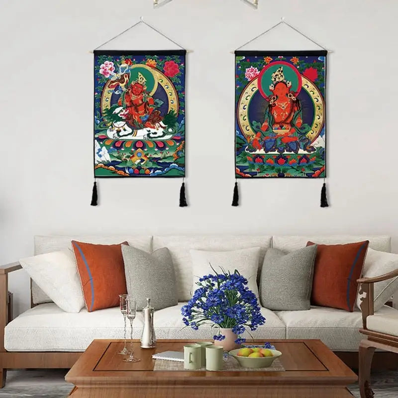 Buddhist Thangka tapestry
